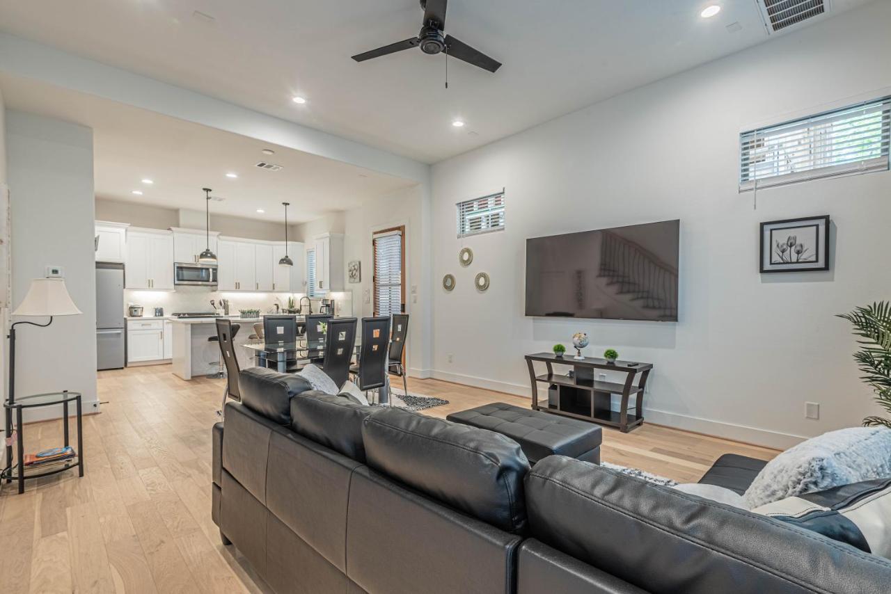 فيلا Luxury 3Br, Ks Bed Mins Away 4Rm Dtown, Med Ctr هيوستن المظهر الخارجي الصورة