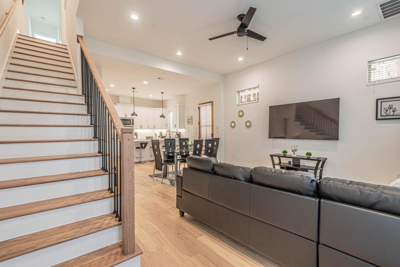 فيلا Luxury 3Br, Ks Bed Mins Away 4Rm Dtown, Med Ctr هيوستن المظهر الخارجي الصورة