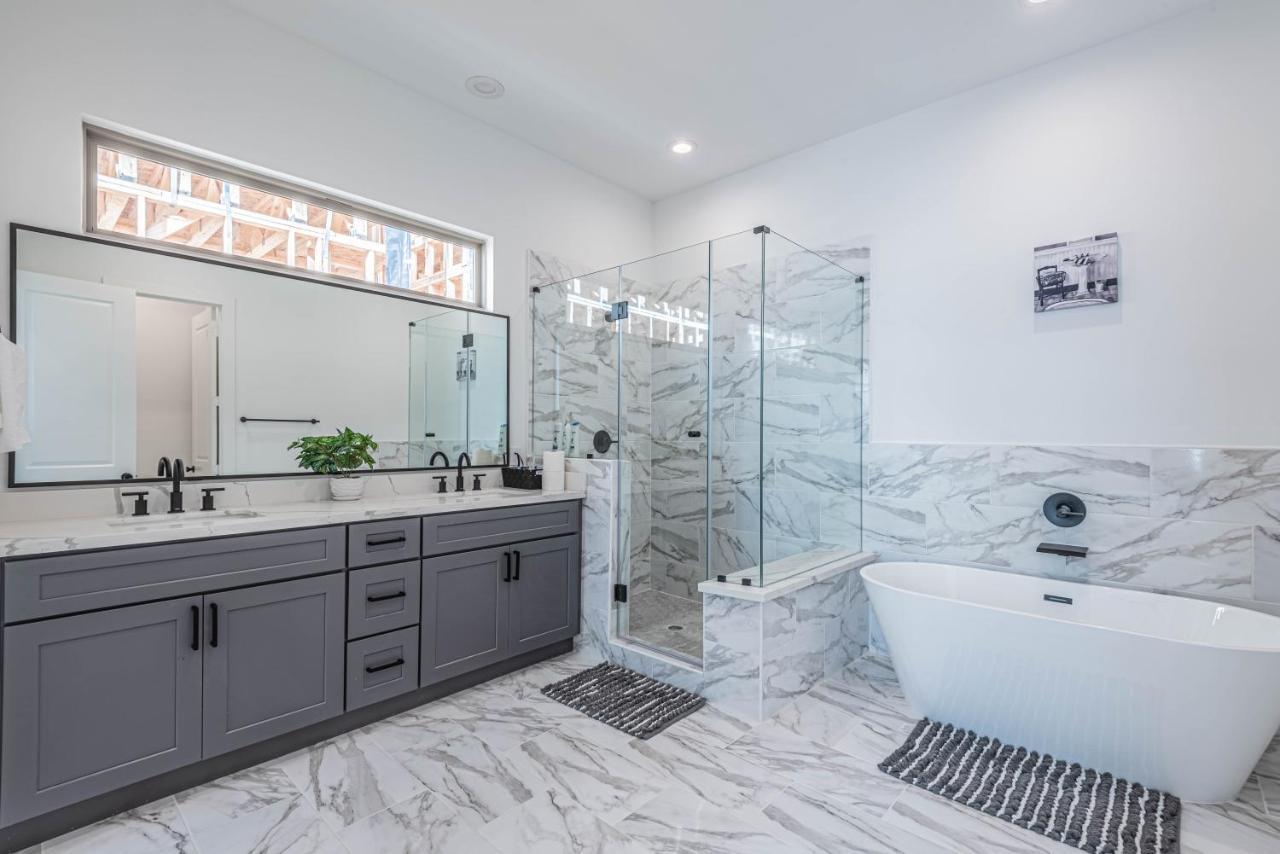 فيلا Luxury 3Br, Ks Bed Mins Away 4Rm Dtown, Med Ctr هيوستن المظهر الخارجي الصورة